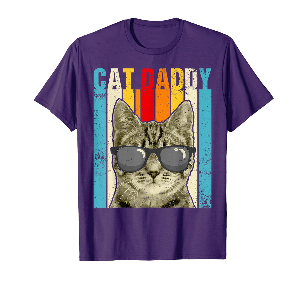 Cat Daddy Funny Cat Lover Cat Sunglasses T-Shirt - Novelty Apparel Unisex - T-Shirt, Sweatshirt, Hoodie