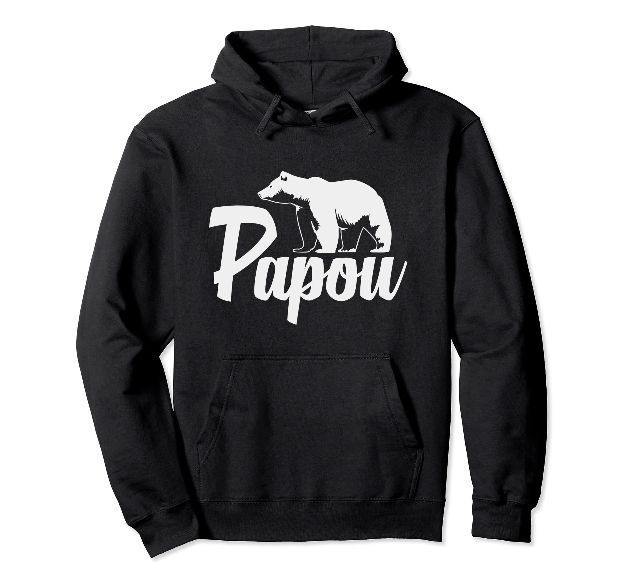 Papou Bear Hugs Family Hoodie - Custom Art Print Men Women - T-Shirt, Sweatshirt, Hoodie