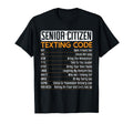 Senior Citizen Texting Code Grandpa Or T-Shirt - Graphic Print for Adults - T-Shirt, Sweatshirt, Hoodie