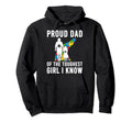 Autism Proud Dad Toughest Daddy Autism Dad Hoodie - Custom Art Print Unisex - T-Shirt, Sweatshirt, Hoodie