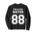 Number 88 Custom Proud Soccer Futbol Sweatshirt - Trendy Graphic Men Women - T-Shirt, Sweatshirt, Hoodie