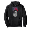 Grunge Aesthetic Usa Flag Soccer Hoodie - Aesthetic Graphic for Adults - T-Shirt, Sweatshirt, Hoodie