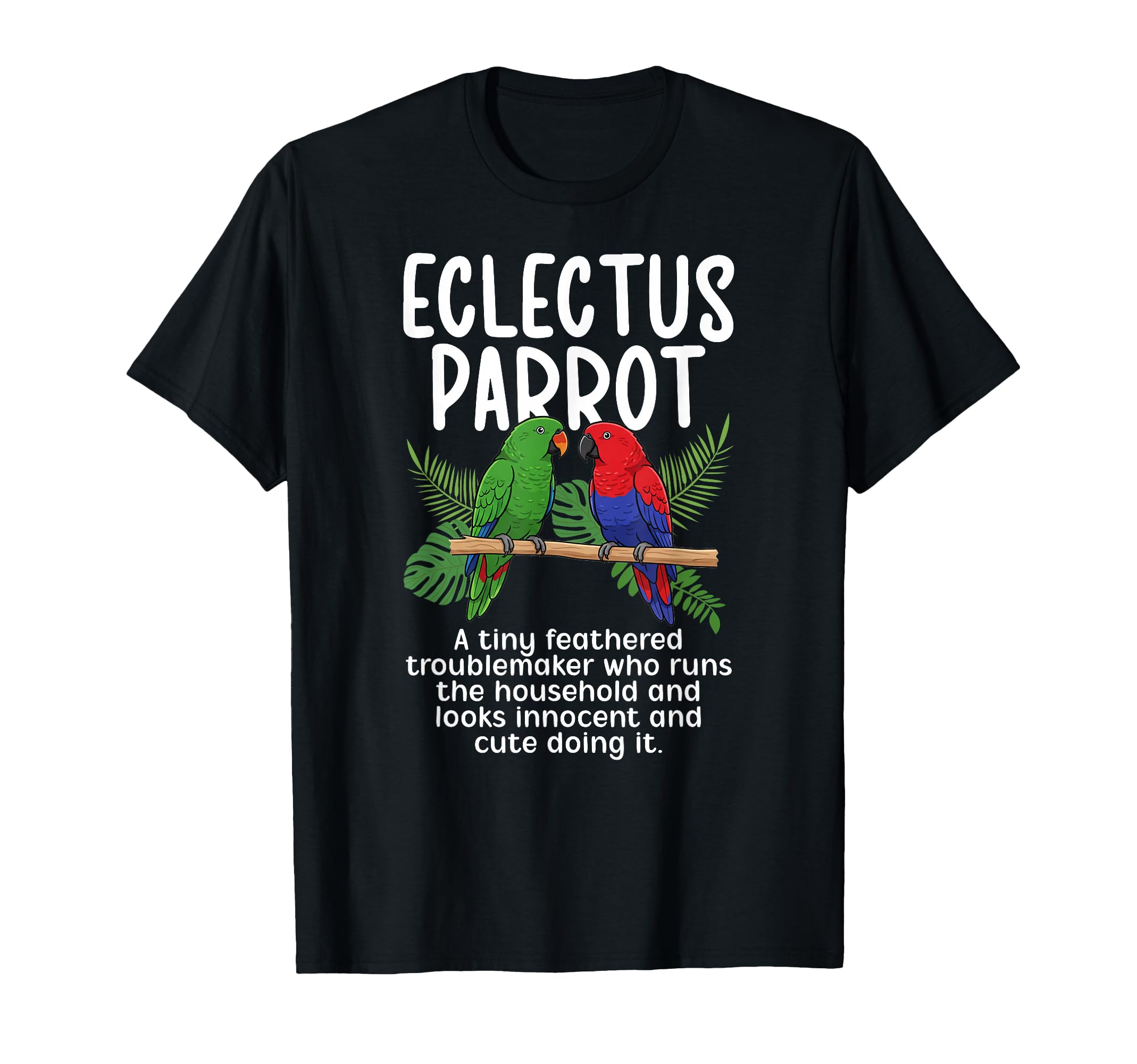 Eclectus Parrot Definition Moluccan T-Shirt - Minimalist Print Men Women - T-Shirt, Sweatshirt, Hoodie