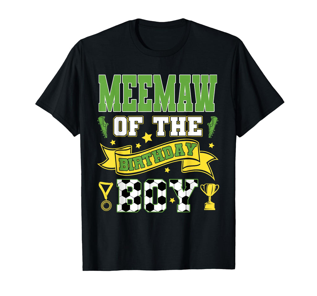 Meemaw Birthday Soccer Player T-Shirt - Custom Art Print for Adults - T-Shirt, Sweatshirt, Hoodie