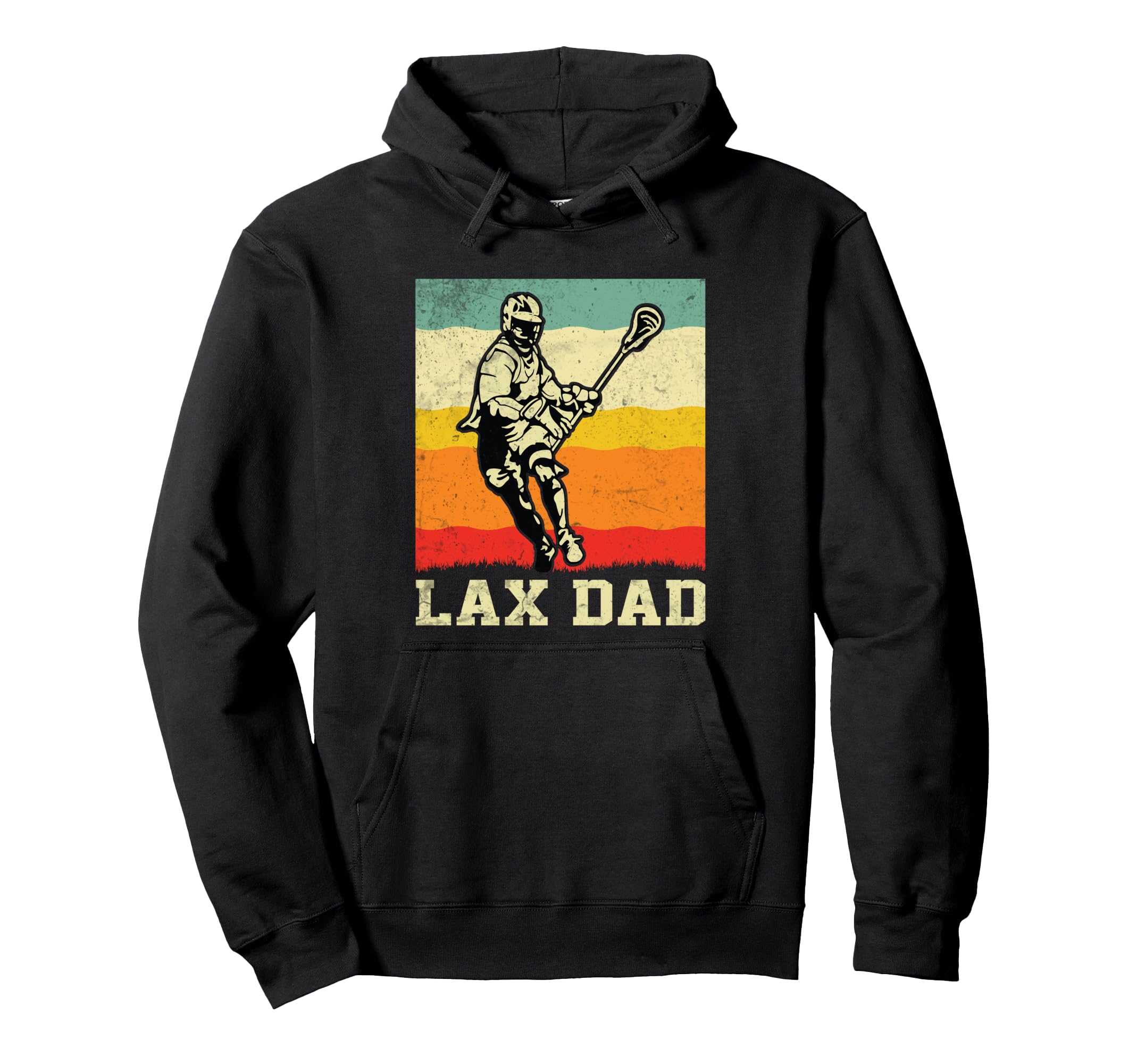 Lacrosse Dad Lax Dad Lacrosse Legend Hoodie - Trendy Graphic Men Women - T-Shirt, Sweatshirt, Hoodie