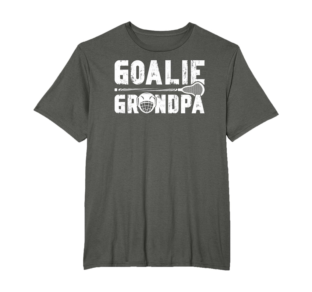 Lacrosse Goalie Grandpa Lacrosse T-Shirt - Novelty Apparel for Adults - T-Shirt, Sweatshirt, Hoodie