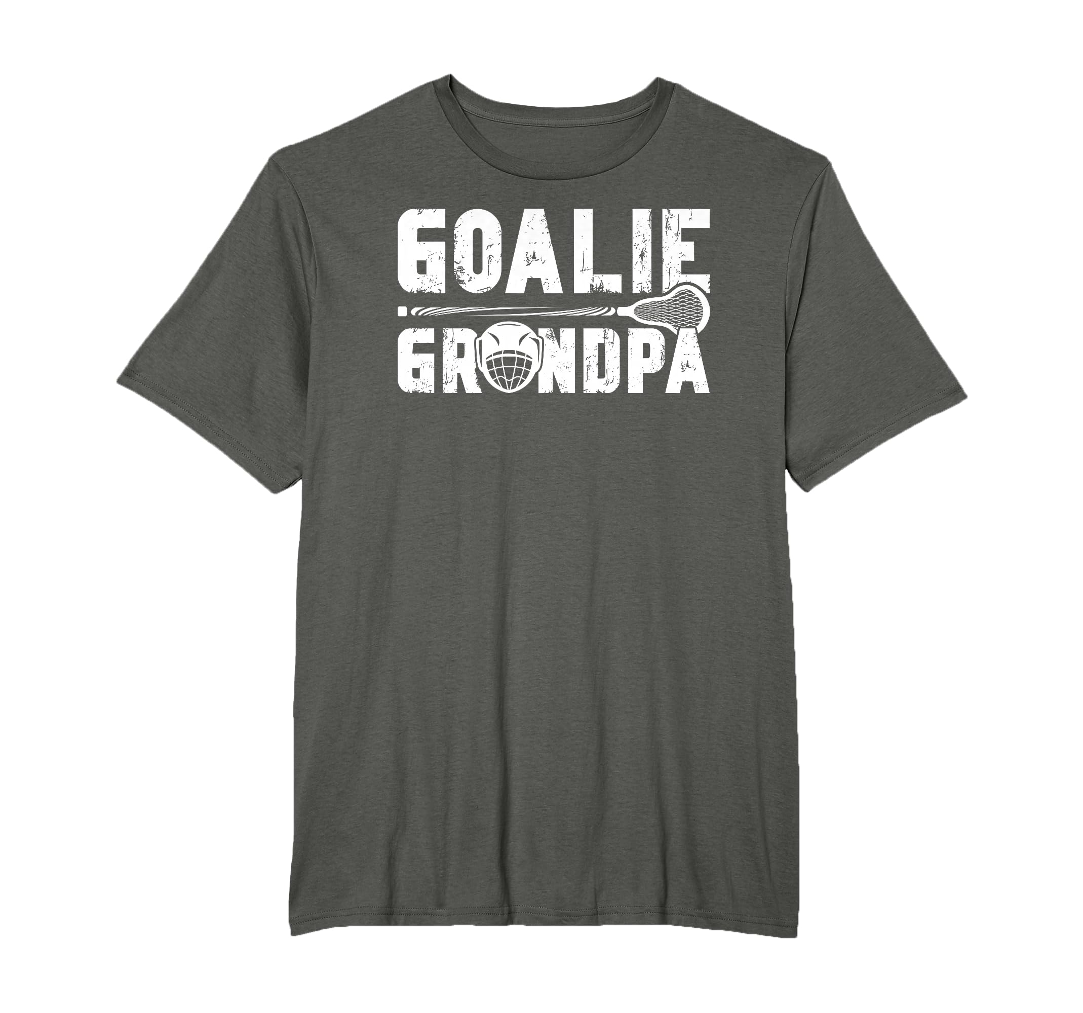 Lacrosse Goalie Grandpa Lacrosse T-Shirt - Novelty Apparel for Adults - T-Shirt, Sweatshirt, Hoodie