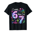 7Th Birthday I Was 6 Now Im 7 Years T-Shirt - Custom Art Print for Adults - T-Shirt, Sweatshirt, Hoodie
