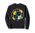 Soccer Game Day Tie Dye Soccer Ball Sweatshirt - Novelty Apparel Men Women - T-Shirt, Sweatshirt, Hoodie