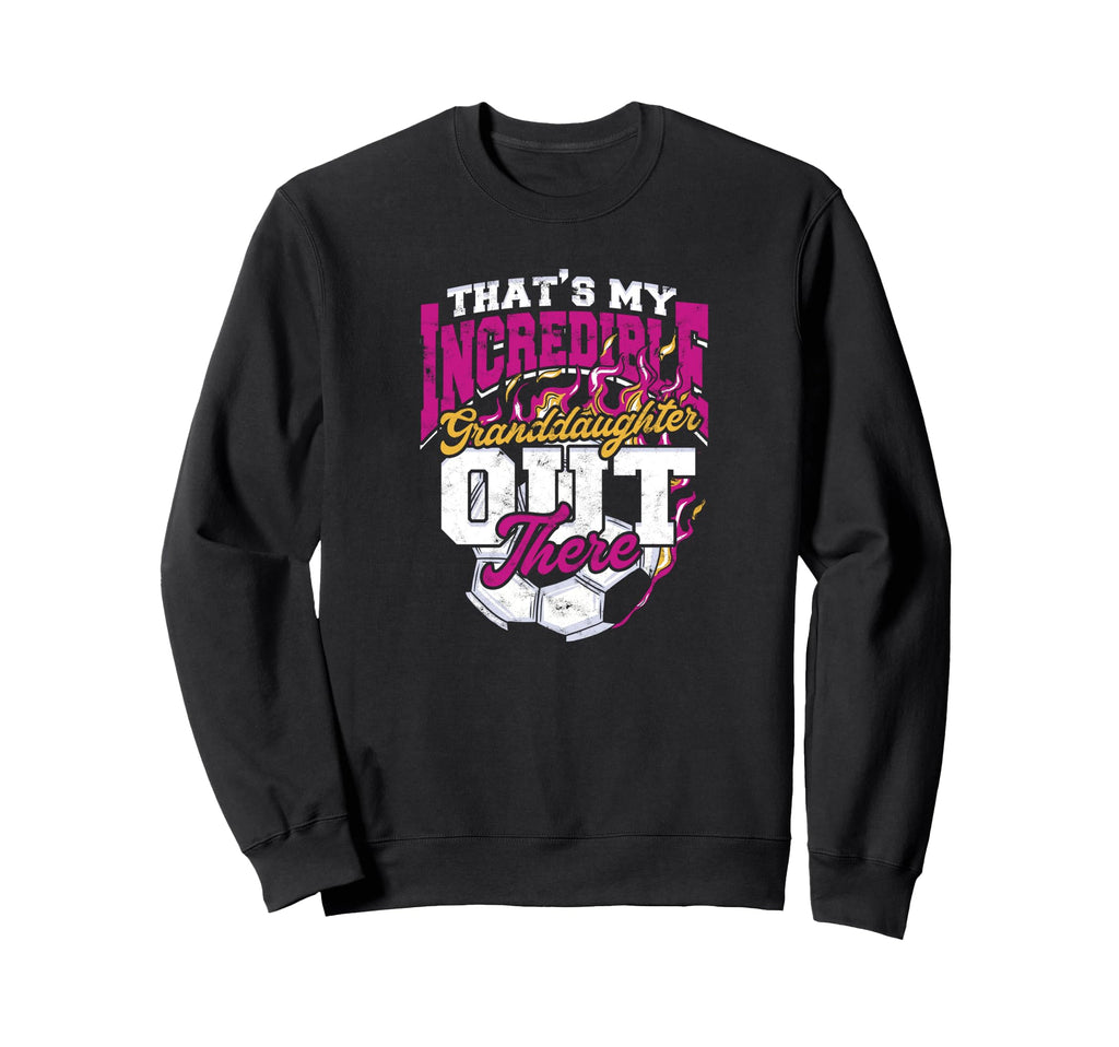 Awesome Soccer Granddaughter Grandma Sweatshirt - Custom Art Print Unisex - T-Shirt, Sweatshirt, Hoodie