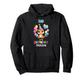 Bearded Dragon Birthday Party Dad Hoodie - Minimalist Print Men Women - T-Shirt, Sweatshirt, Hoodie