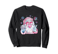 Santa Blowing Bubble Funny Santa Sweatshirt - Novelty Apparel for Adults - T-Shirt, Sweatshirt, Hoodie