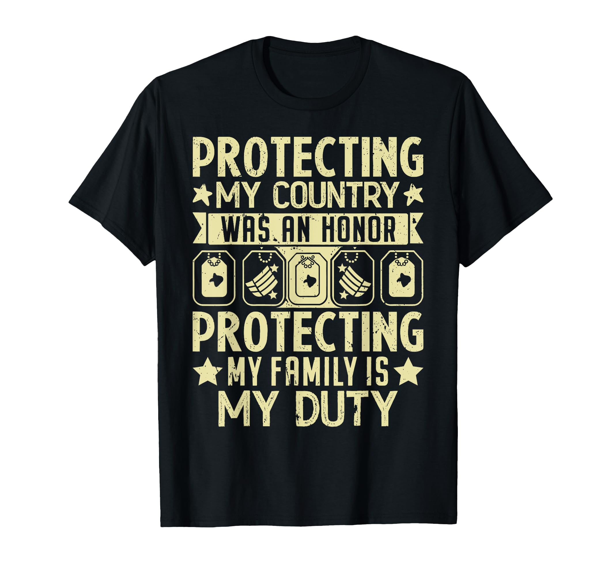 Protecting My Family Is My Duty T-Shirt - Aesthetic Graphic for Adults - T-Shirt, Sweatshirt, Hoodie