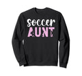 Proud Soccer Aunt Soccer Player Aunt Sweatshirt - Graphic Print Men Women - T-Shirt, Sweatshirt, Hoodie