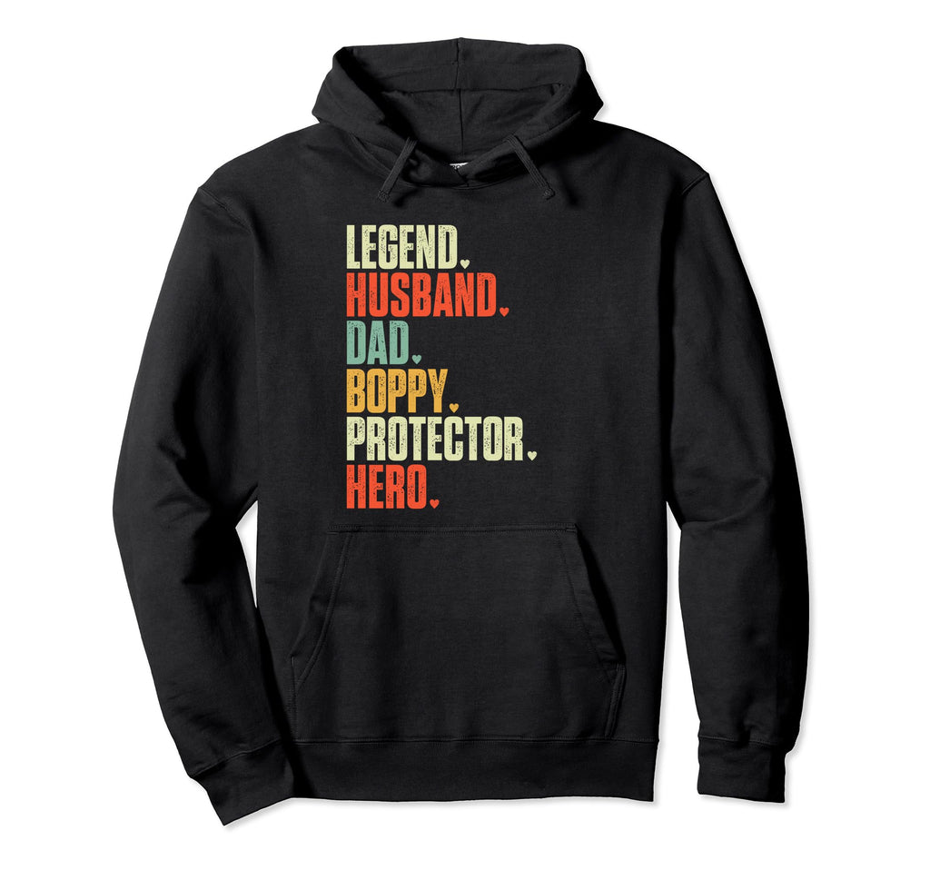 Fathers Day Legend Husband Dad Boppy Hoodie - Custom Art Print Unisex - T-Shirt, Sweatshirt, Hoodie