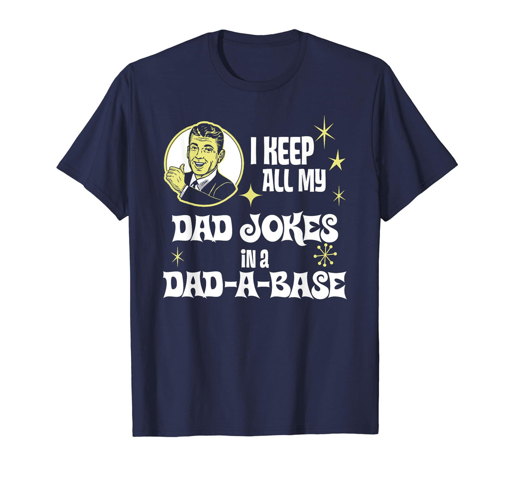 I Keep My Dad Jokes Dad Base Funny T-Shirt - Unique Graphic Men Women - T-Shirt, Sweatshirt, Hoodie
