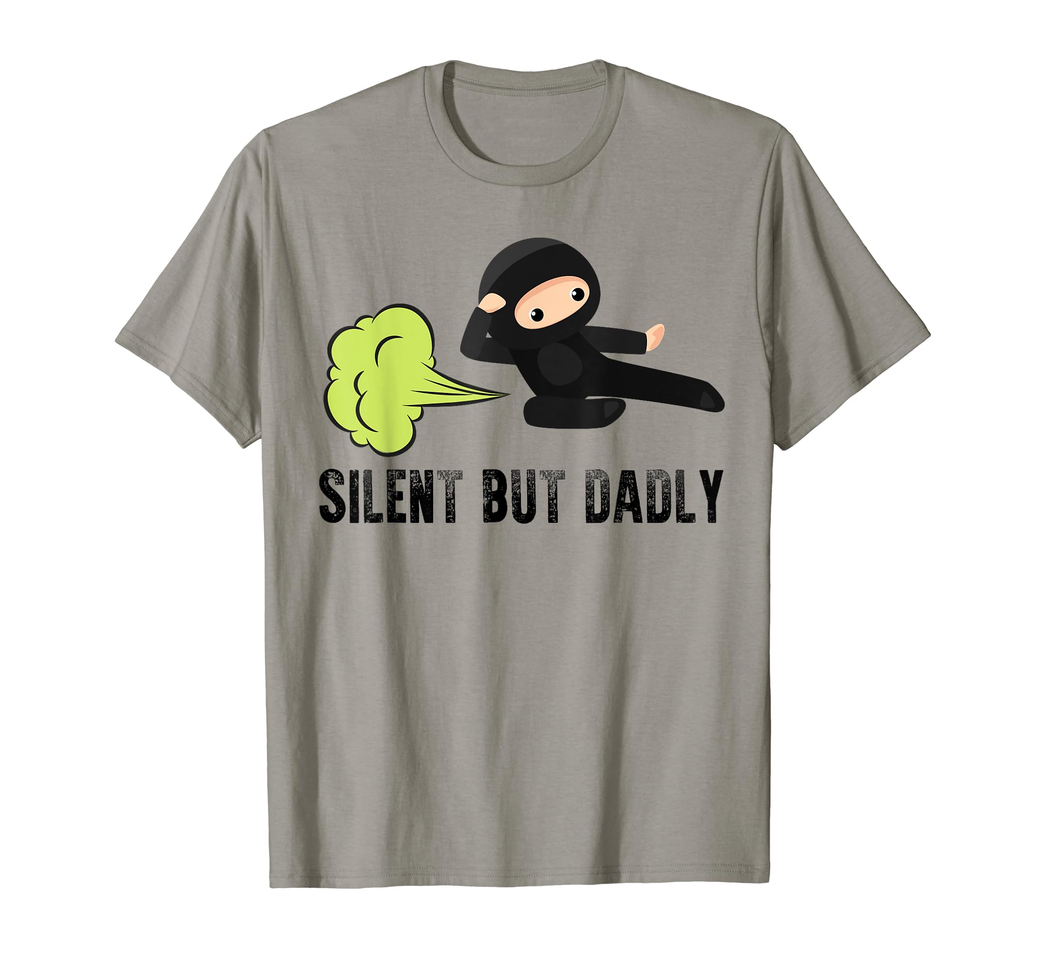 Funny Farting Ninja Fathers Day Dad Jokes T-Shirt - Minimalist Print Unisex - T-Shirt, Sweatshirt, Hoodie