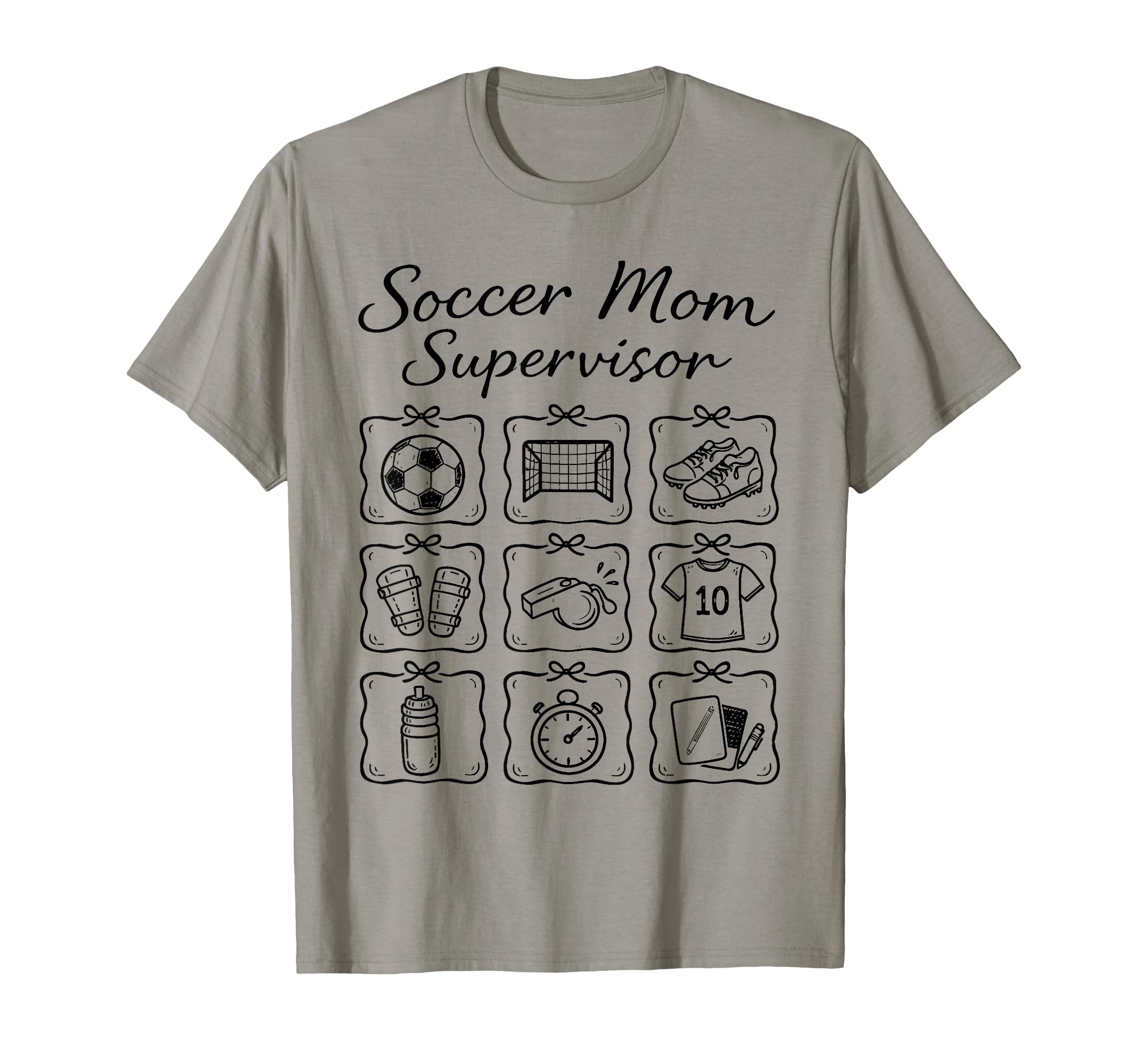 Funny Soccer Mom Supervisor Busy T-Shirt - Aesthetic Graphic for Adults - T-Shirt, Sweatshirt, Hoodie