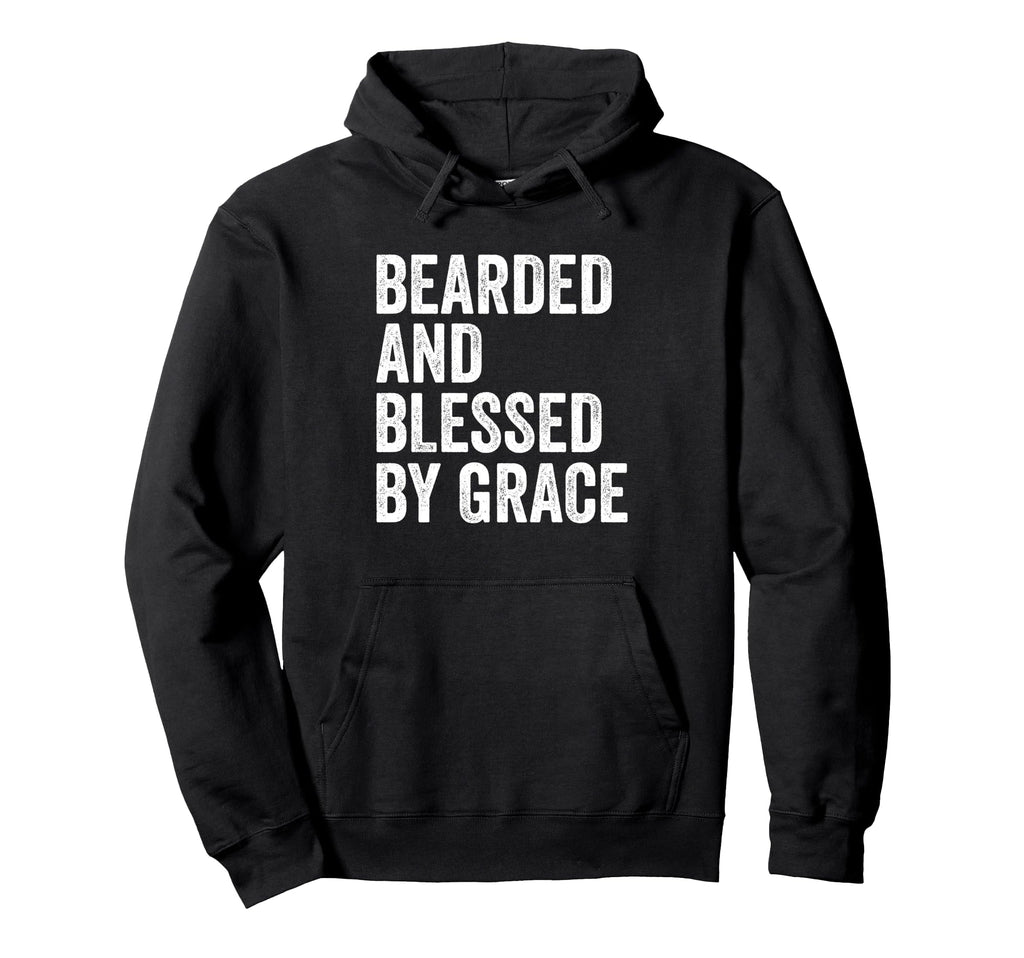 Bearded And Blessed Dog Lover Hoodie - Novelty Apparel for Adults - T-Shirt, Sweatshirt, Hoodie