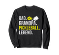 Dad Grandpa Pickleball Legend Fathers Sweatshirt - Custom Art Print Unisex - T-Shirt, Sweatshirt, Hoodie