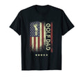 Usa American Flag Golf Dad T-Shirt - Streetwear Style for Adults - T-Shirt, Sweatshirt, Hoodie
