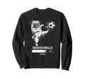 Kawaii Pug Soccer Skills Loading Sweatshirt - Streetwear Style for Adults - T-Shirt, Sweatshirt, Hoodie