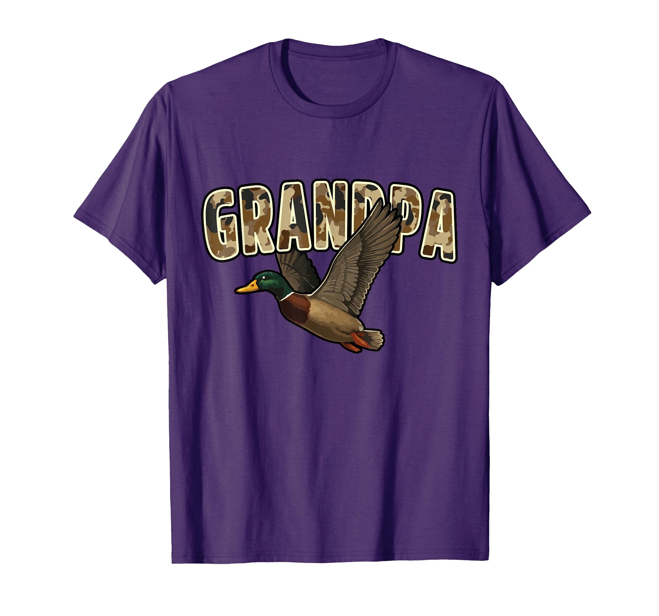 Camouflage Mallard Duck Camo T-Shirt - Fun Novelty Design for Adults - T-Shirt, Sweatshirt, Hoodie
