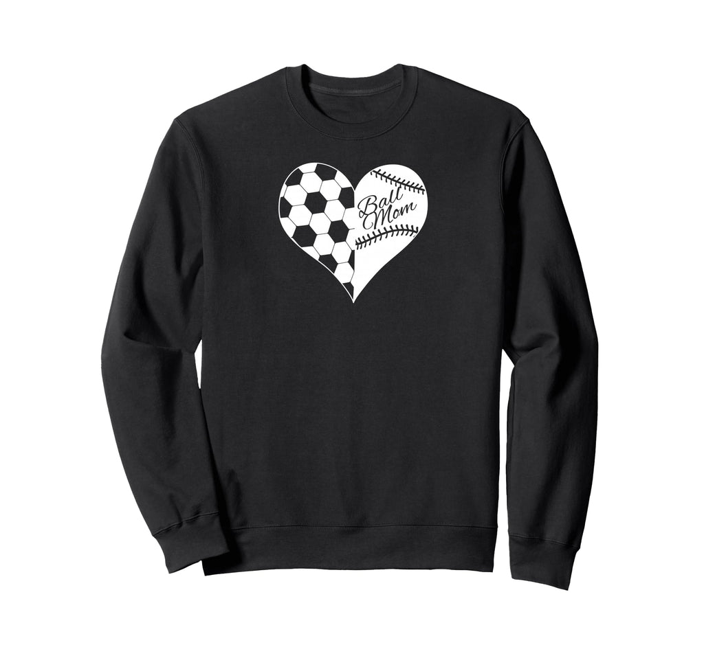 Baseball Laces Soccer Ball Pattern Sweatshirt - Minimalist Print Men Women - T-Shirt, Sweatshirt, Hoodie