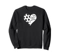 Baseball Laces Soccer Ball Pattern Sweatshirt - Minimalist Print Men Women - T-Shirt, Sweatshirt, Hoodie