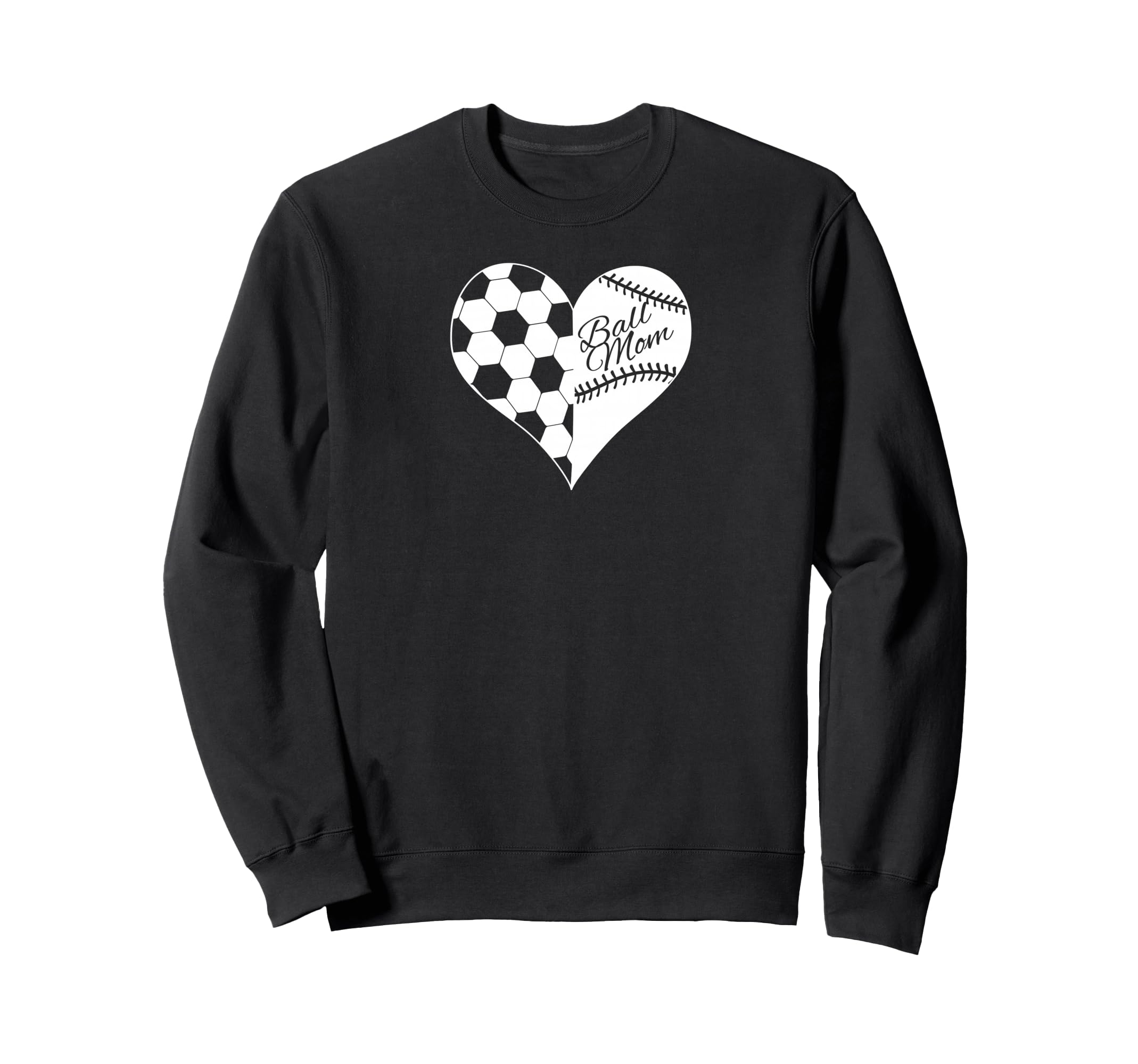 Baseball Laces Soccer Ball Pattern Sweatshirt - Minimalist Print Men Women - T-Shirt, Sweatshirt, Hoodie