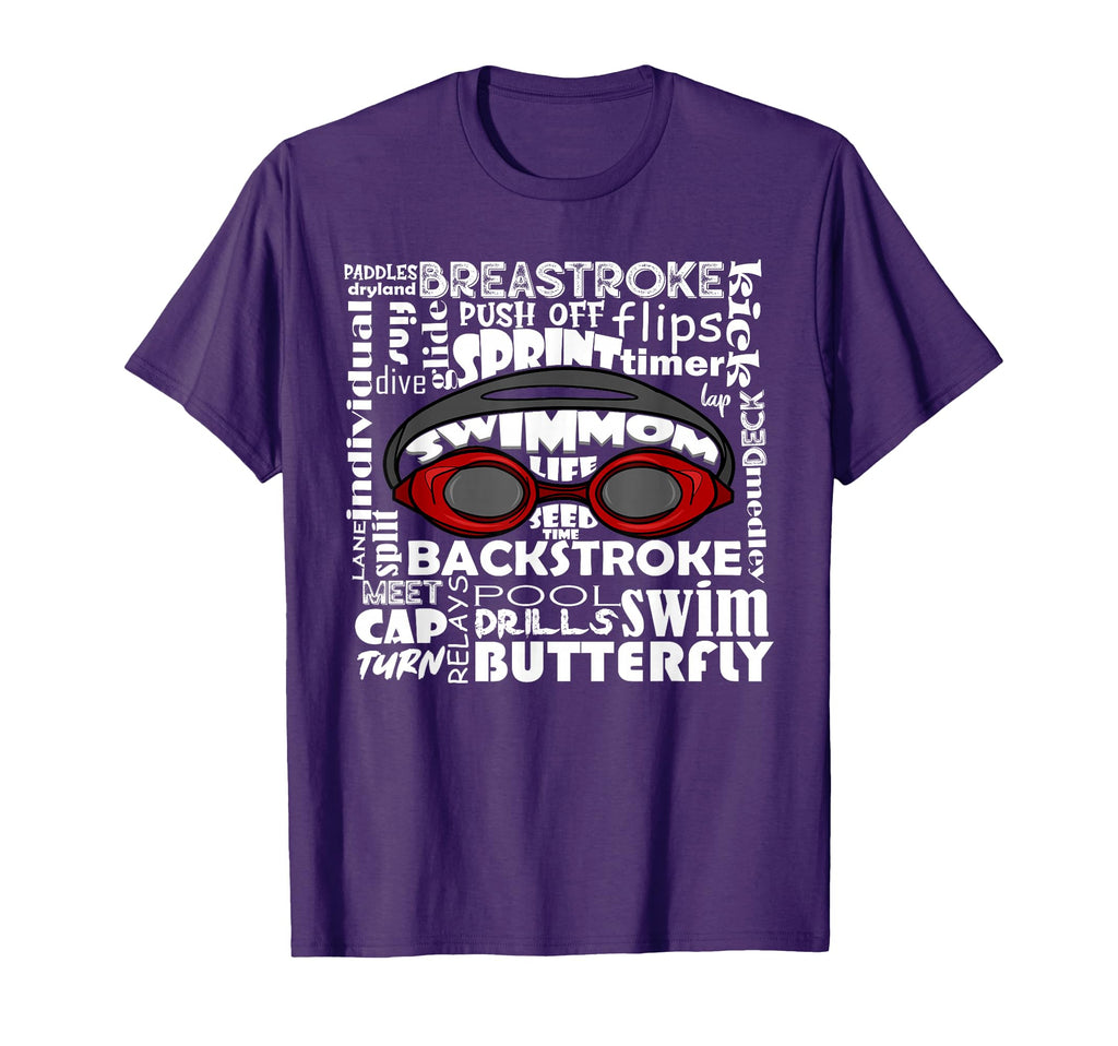 Swim Mom Swimmer Funny Swimming Sport T-Shirt - Trendy Graphic Men Women - T-Shirt, Sweatshirt, Hoodie