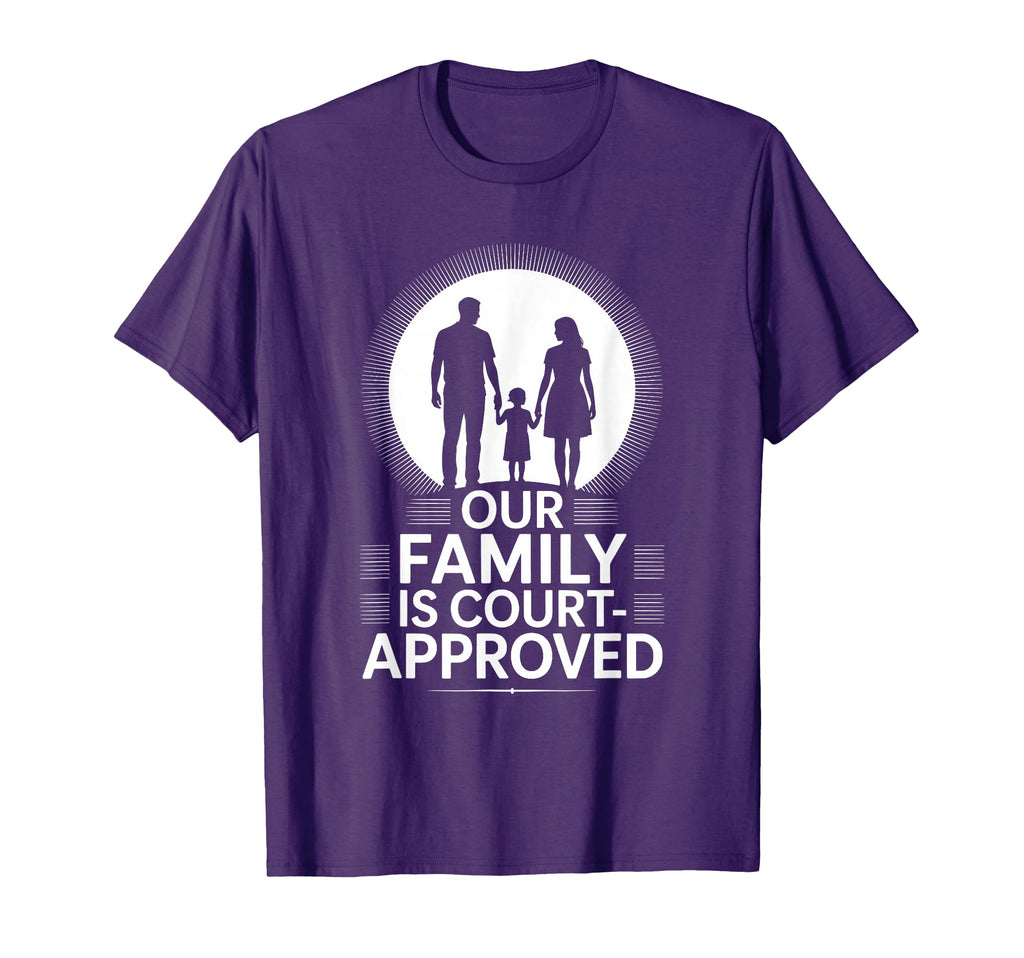 Adoption Mom Dad Parents Our Family Is T-Shirt - Trendy Graphic Unisex - T-Shirt, Sweatshirt, Hoodie