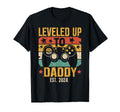 Leveled Up To Daddy 2024 Pregnancy T-Shirt - Graphic Print for Adults - T-Shirt, Sweatshirt, Hoodie