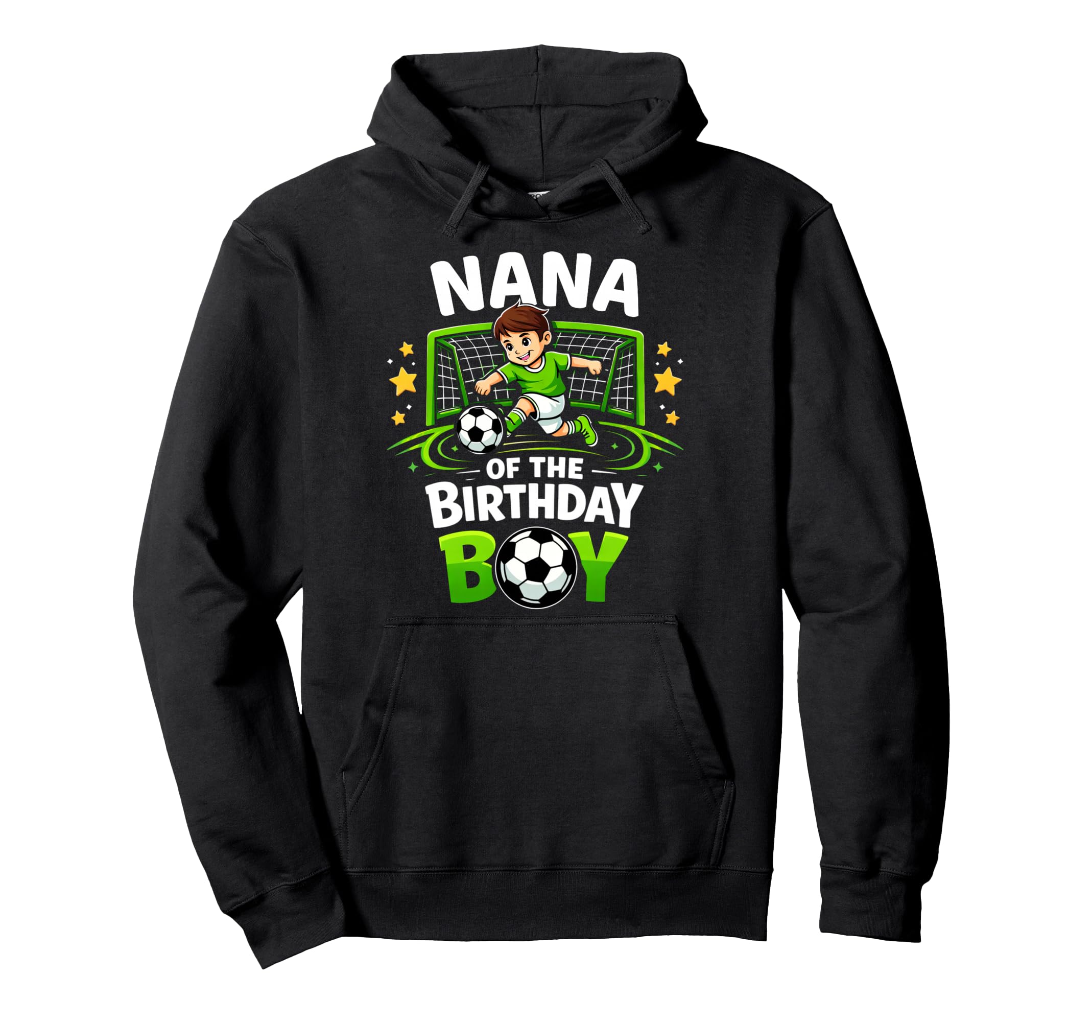 Nana Birthday Soccer Ball Funny Soccer Hoodie - Novelty Apparel for Adults - T-Shirt, Sweatshirt, Hoodie