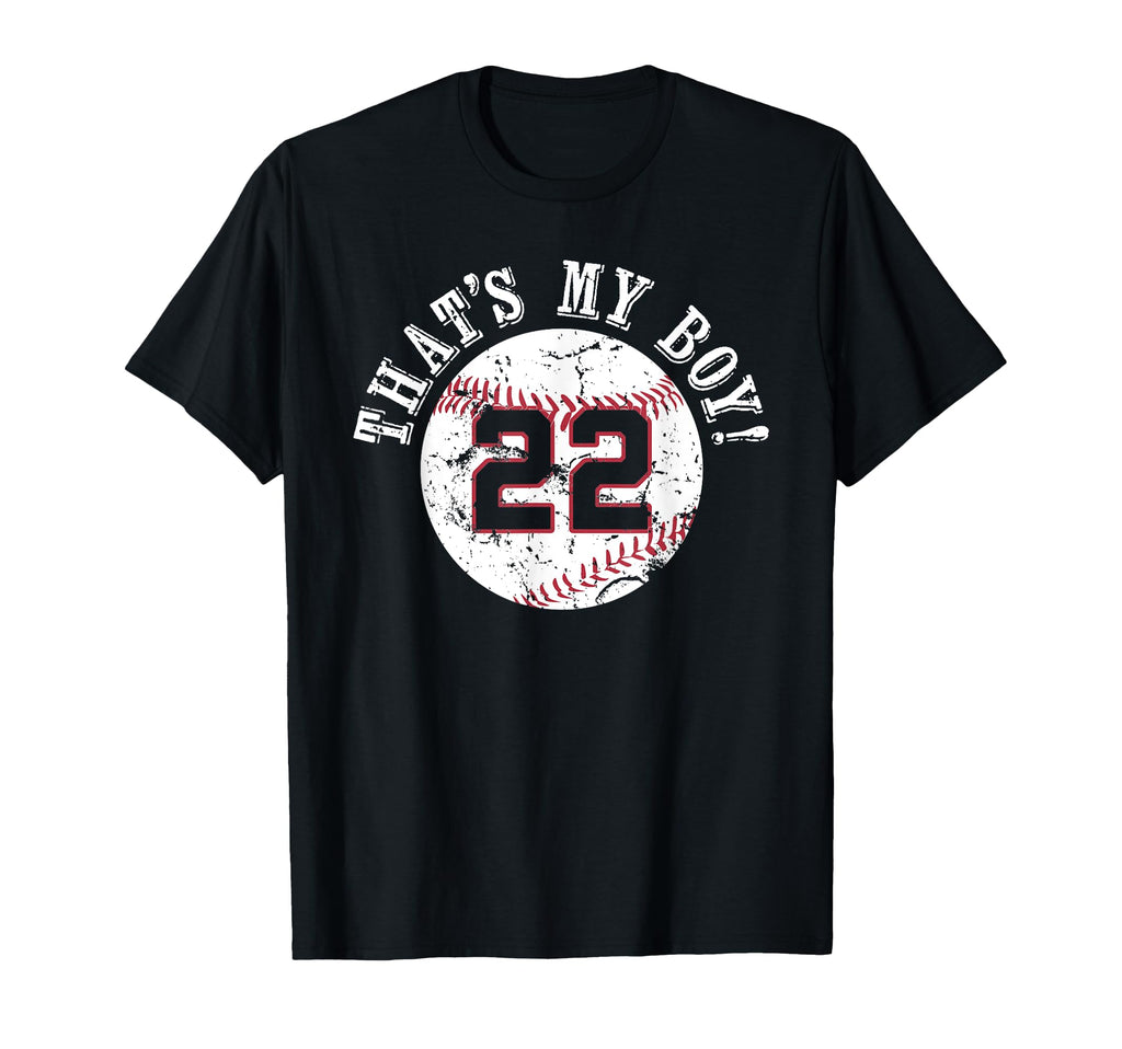 Unique Thats My 22 Baseball Player T-Shirt - Minimalist Print Men Women - T-Shirt, Sweatshirt, Hoodie