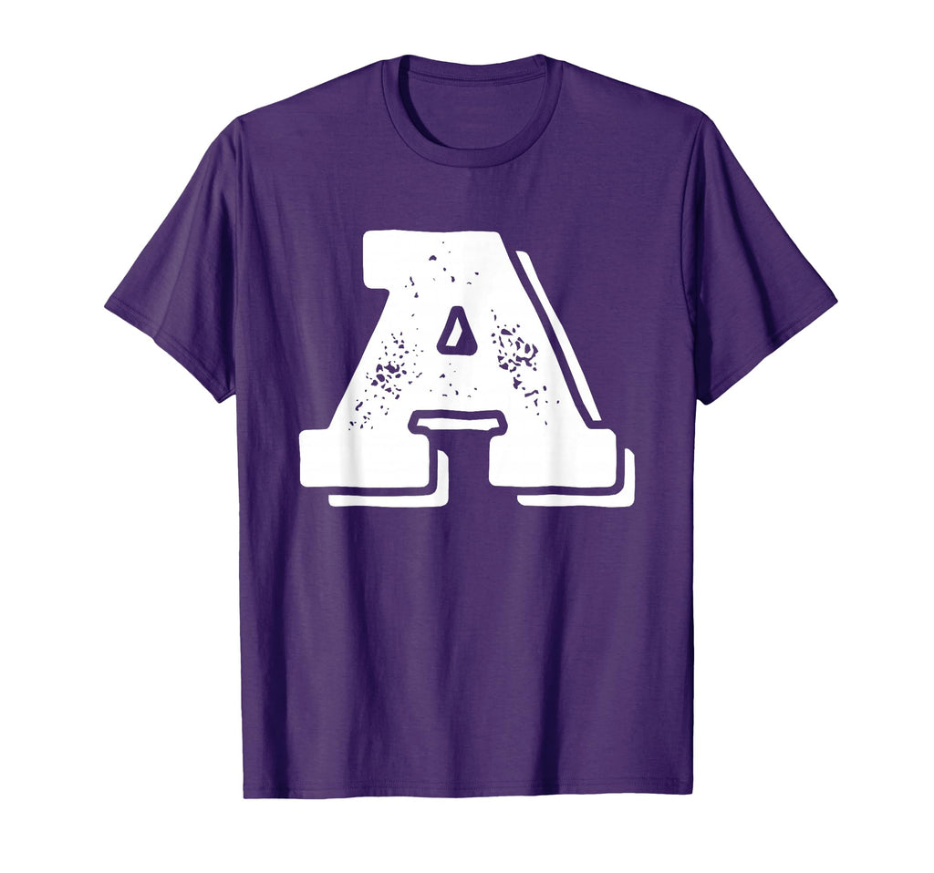 Letter Capital Alphabet College T-Shirt - Casual Everyday Wear Unisex - T-Shirt, Sweatshirt, Hoodie