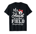 My Heart Is That Field Soccer Ball Hoodie - Unique Graphic Men Women - T-Shirt, Sweatshirt, Hoodie