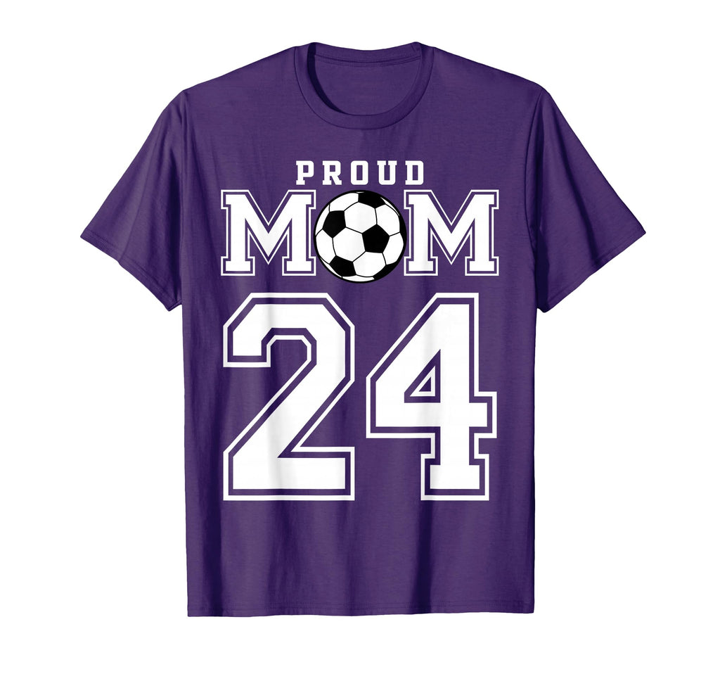 Number 24 Custom Proud Soccer Futbol T-Shirt - Novelty Apparel Men Women - T-Shirt, Sweatshirt, Hoodie