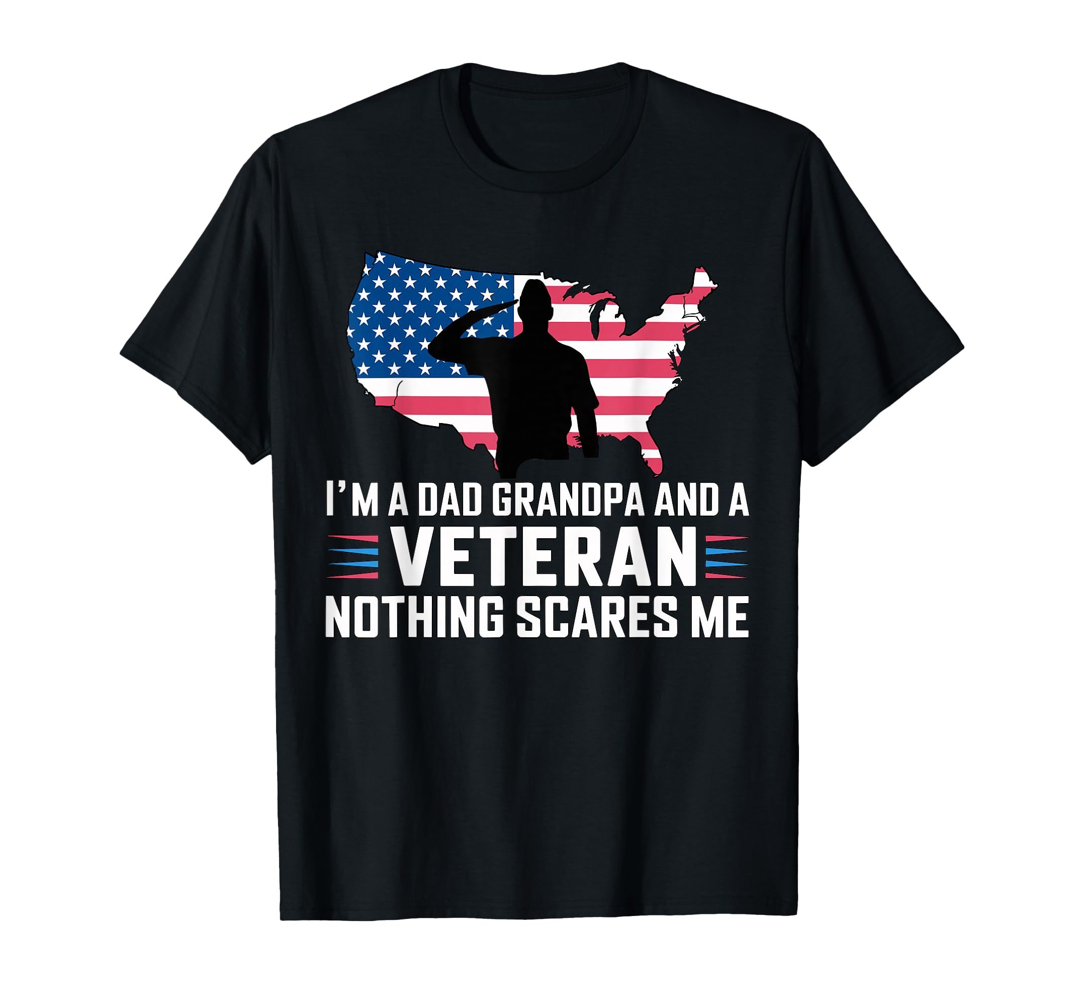 Im Dad Grandpa And Veteran Military T-Shirt - Graphic Print Men Women - T-Shirt, Sweatshirt, Hoodie