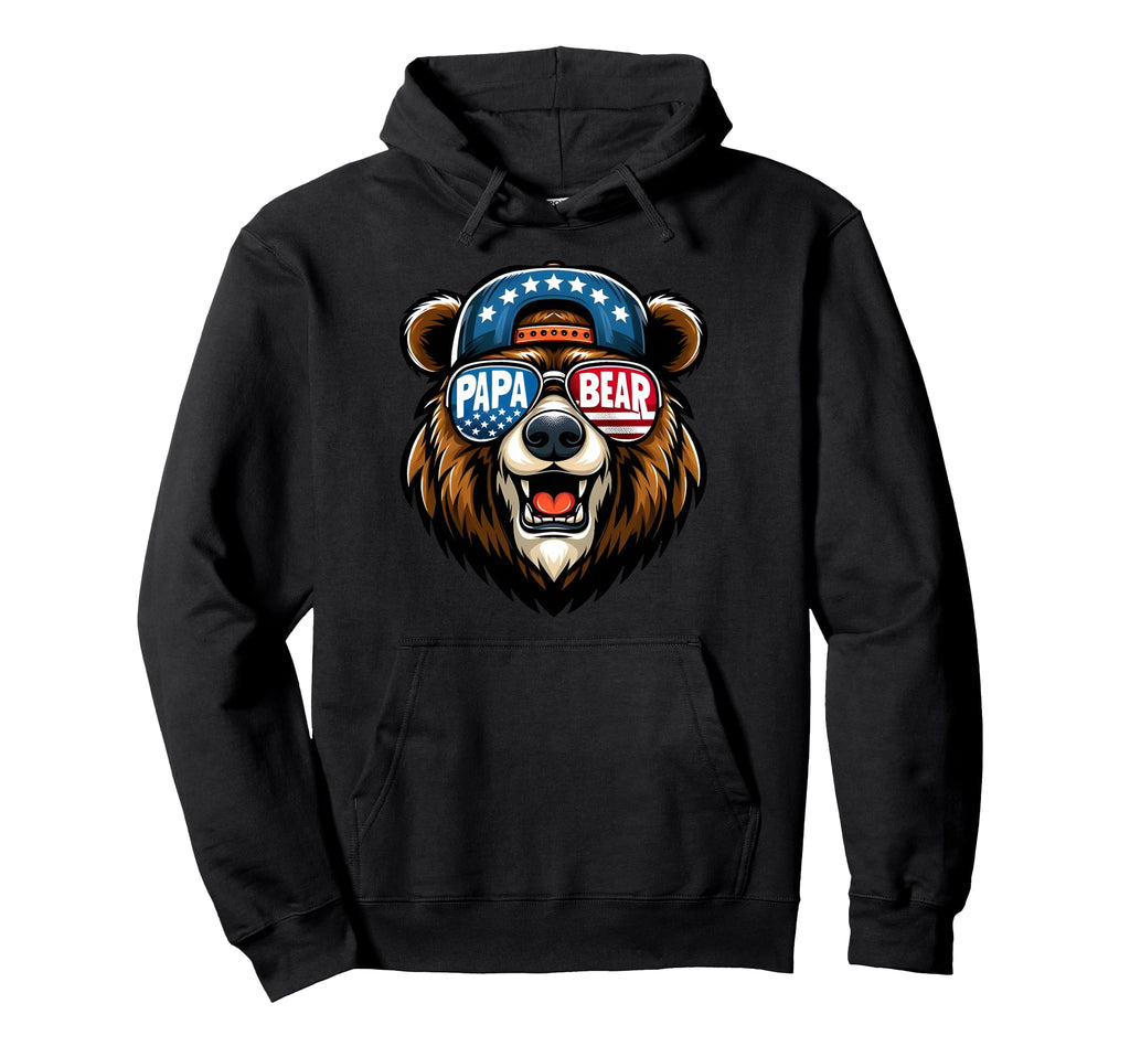 Papa Bear Gifts Funny Birthday Fun Gift Hoodie - Aesthetic Graphic Unisex - T-Shirt, Sweatshirt, Hoodie