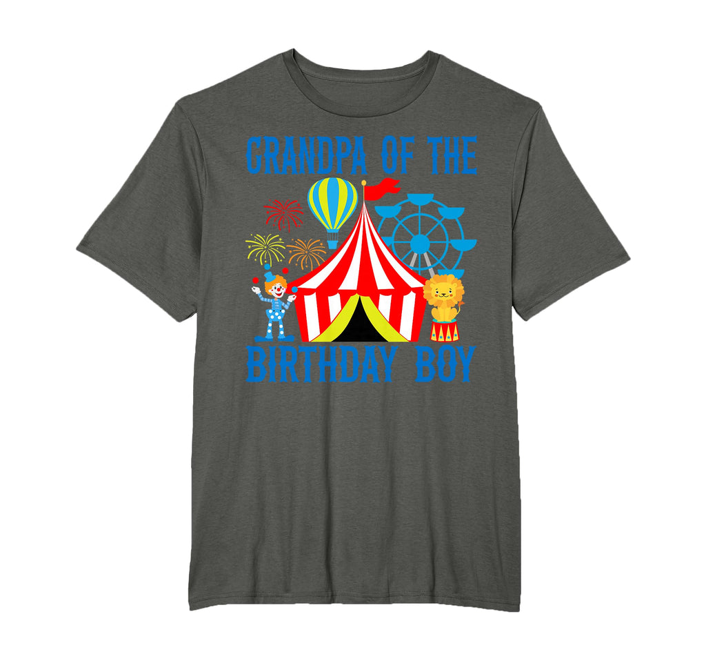 Grandpa Birthday Ringmaster Circus Carnival T-Shirt - Graphic Print Unisex - T-Shirt, Sweatshirt, Hoodie