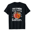 Im Mom Busy Raising Ballers Football T-Shirt - Unique Graphic for Adults - T-Shirt, Sweatshirt, Hoodie