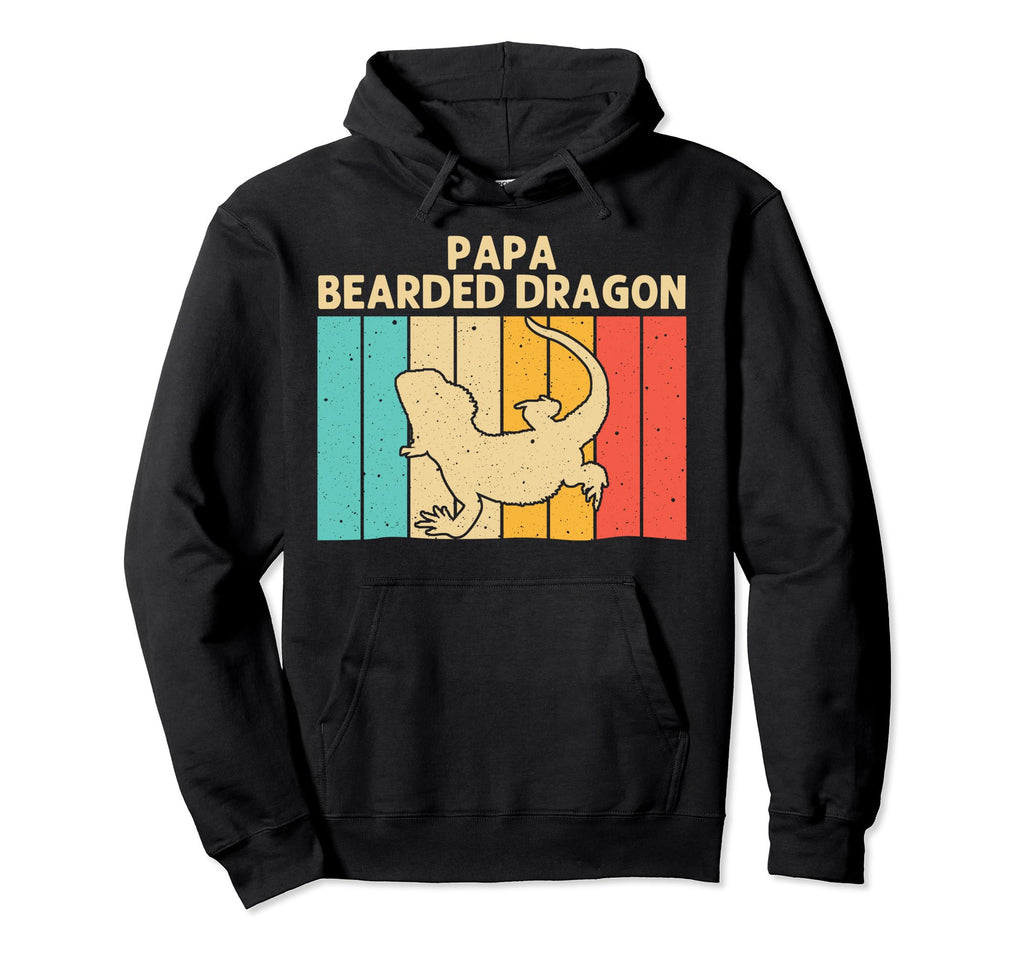 Bearded Dragon Dad Pet Lizard Reptile Hoodie - Minimalist Print for Adults - T-Shirt, Sweatshirt, Hoodie