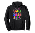 Proud Dad 2024 Pre K Graduate Funny Hoodie - Streetwear Style Unisex - T-Shirt, Sweatshirt, Hoodie