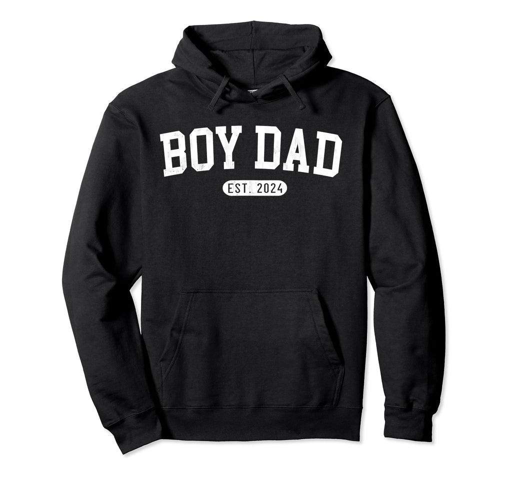 Dad Est 2024 Fathers Day Hoodie - Fun Novelty Design Men Women - T-Shirt, Sweatshirt, Hoodie