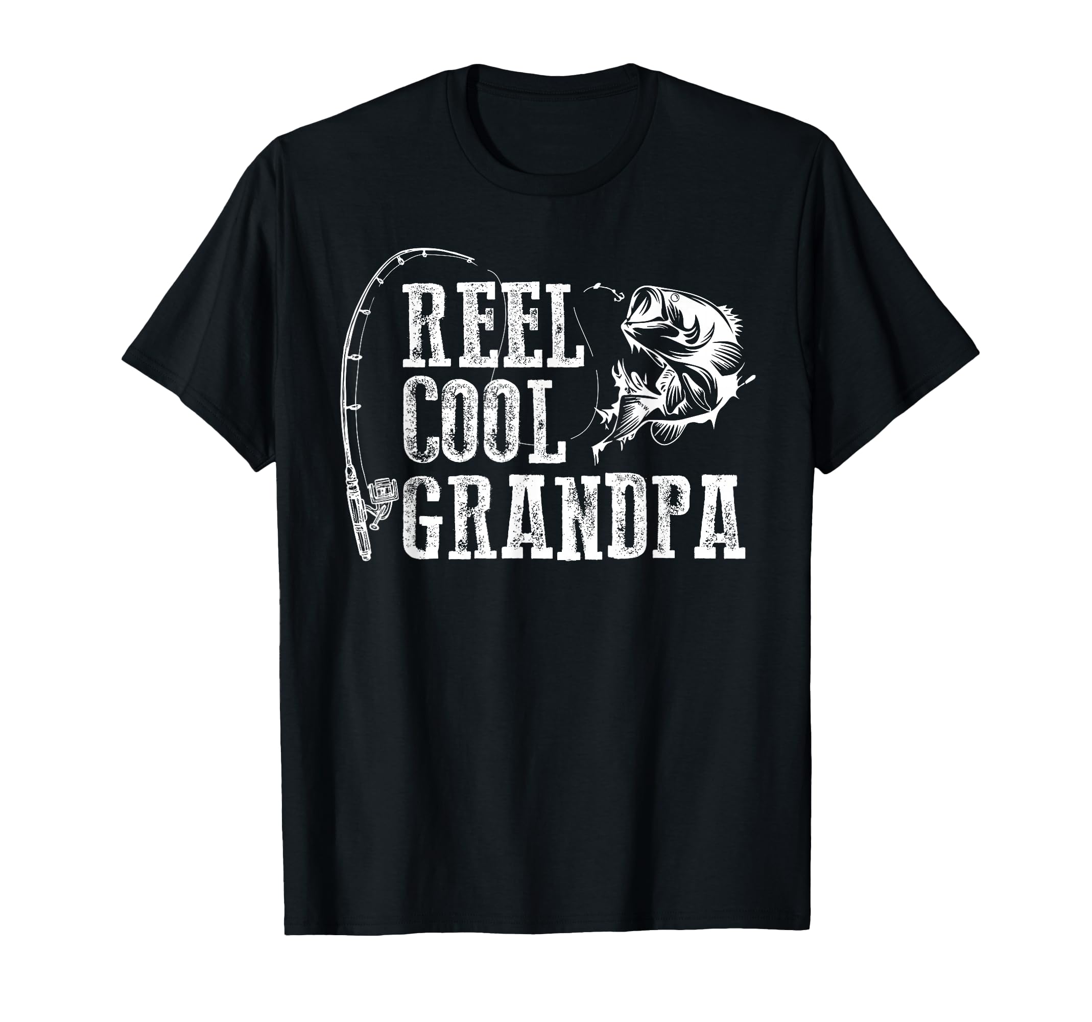 Grandpa Fishing Reel Grandpa T-Shirt - Fun Novelty Design Men Women - T-Shirt, Sweatshirt, Hoodie