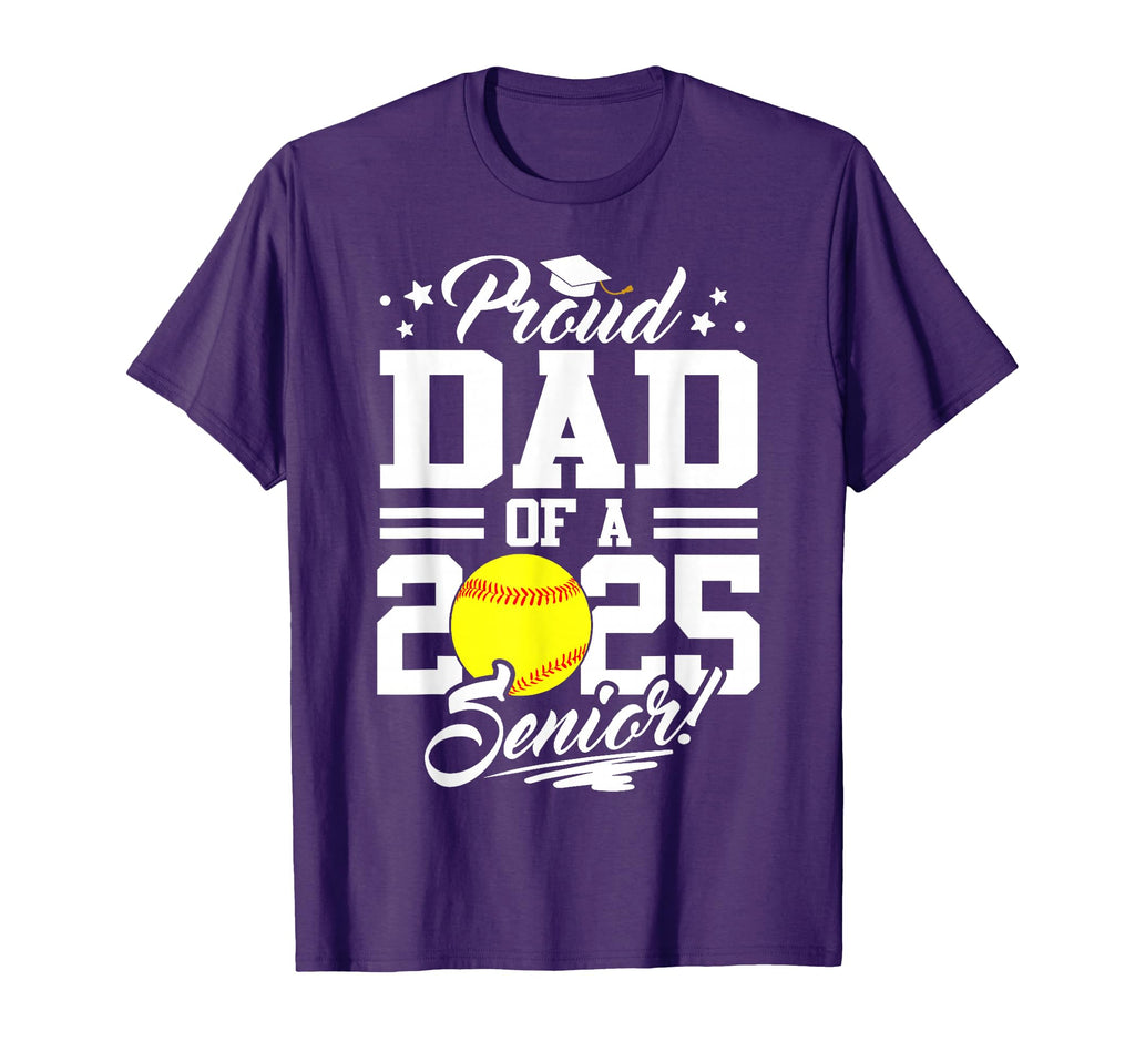 Proud Dad 2025 Senior Graduate T-Shirt - Custom Art Print Men Women - T-Shirt, Sweatshirt, Hoodie