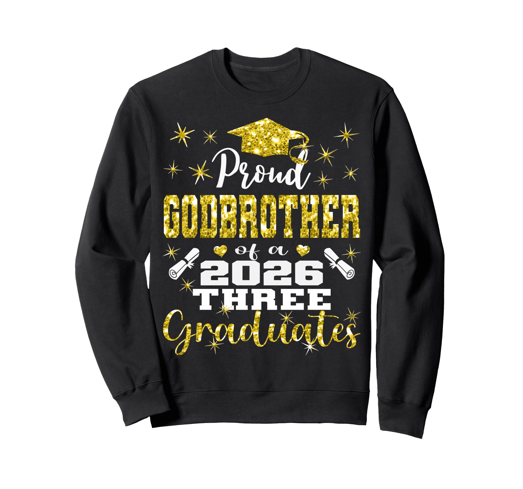 Proud Godbrother Three 2026 Sweatshirt - Casual Everyday Wear Men Women - T-Shirt, Sweatshirt, Hoodie
