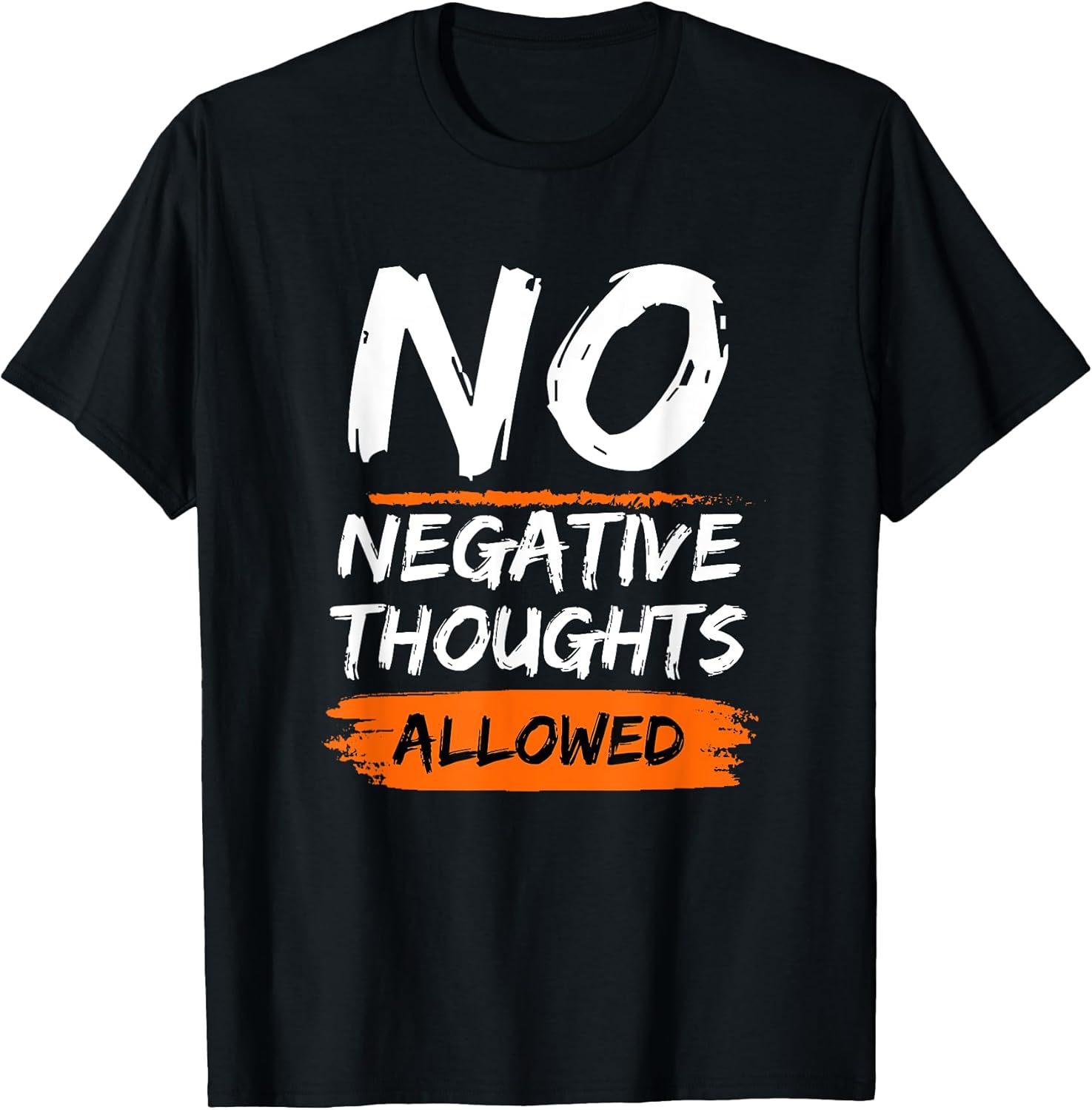 No Negative Thoughts Funny Sarcastic Quote - Adult & Kids T-Shirts, Sweatshirts & Hoodies apparel design preview 1