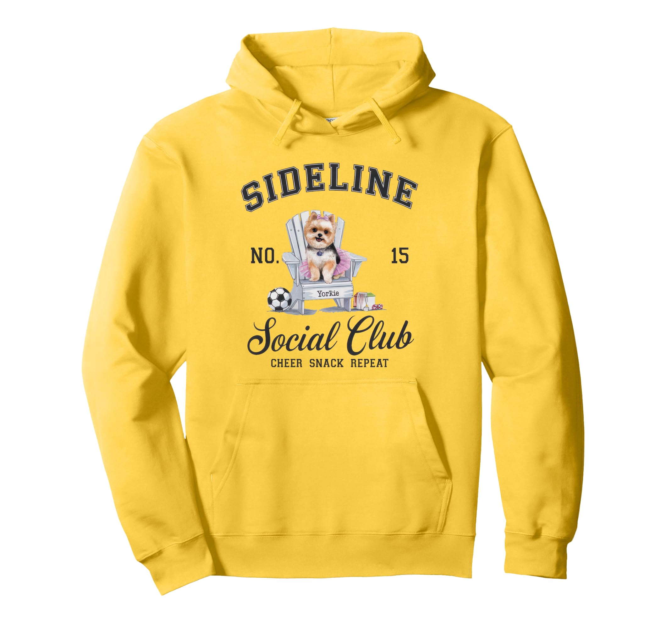 Sideline Social Club Soccer Mom Game Day Hoodie - Novelty Apparel Men Women - T-Shirt, Sweatshirt, Hoodie